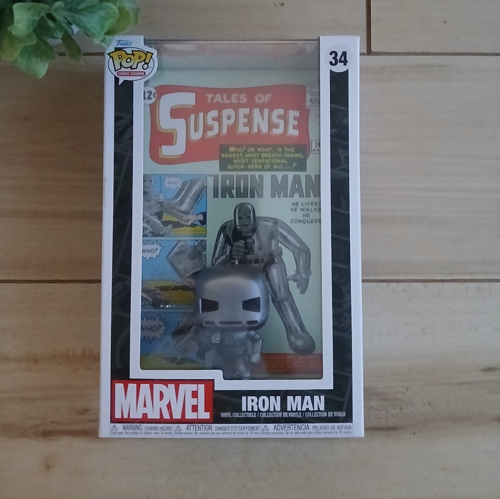 NIB Funko Pop! Marvel! Marvel Iron Man! Silver!